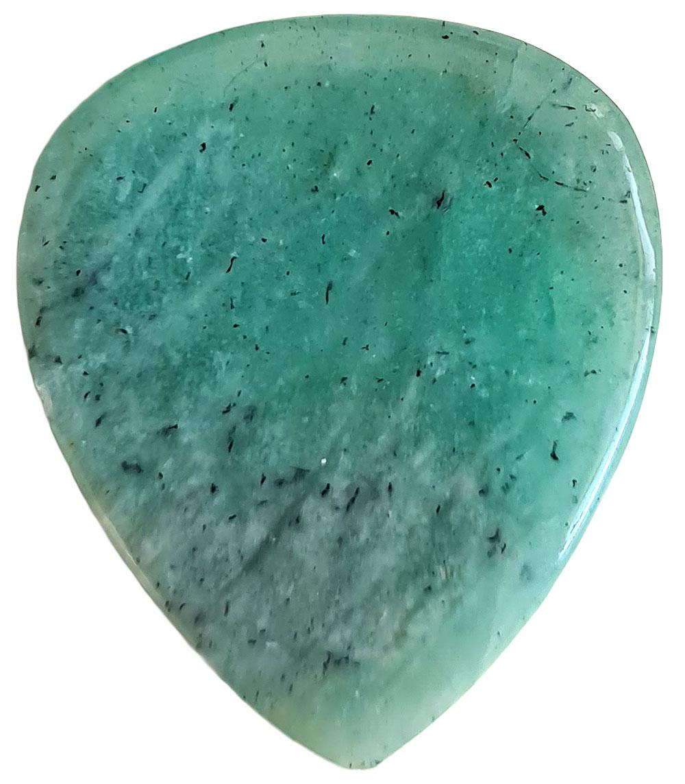 Maybach Guitar Pick Light Emerald Flat