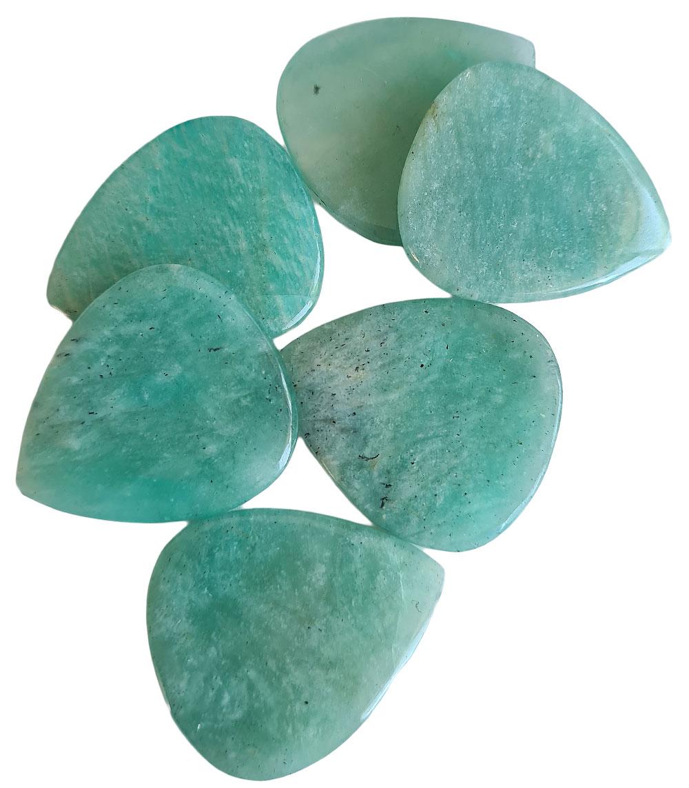 Maybach Guitar Pick Light Emerald Flat