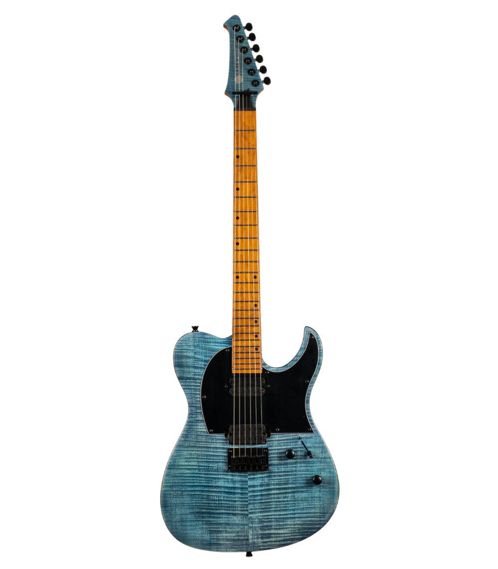 SPIRA Guitars T-450 TDB Transparent Blue