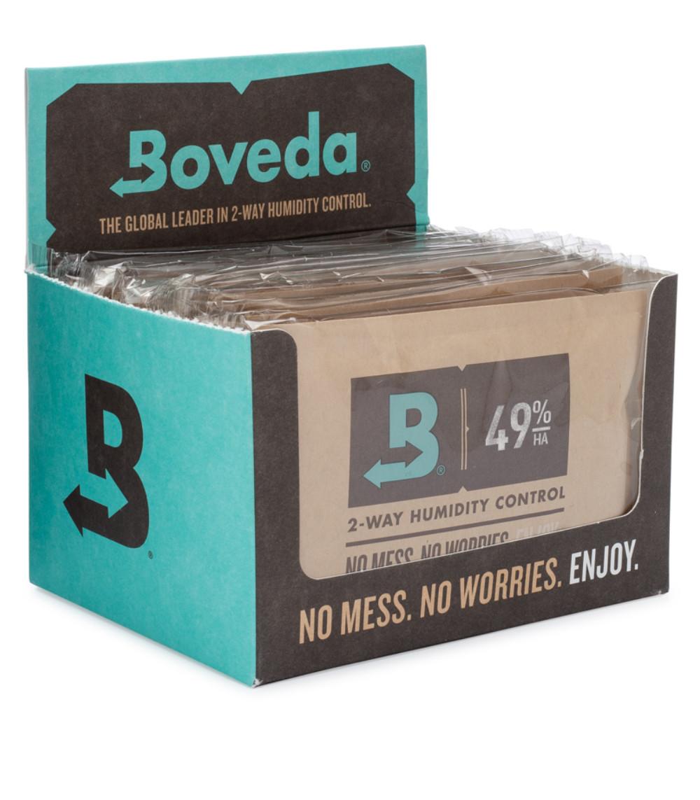 Boveda Size 40, 49% RH High Absorbency, 1 Packung mit 12 Stück, einzeln verpackt